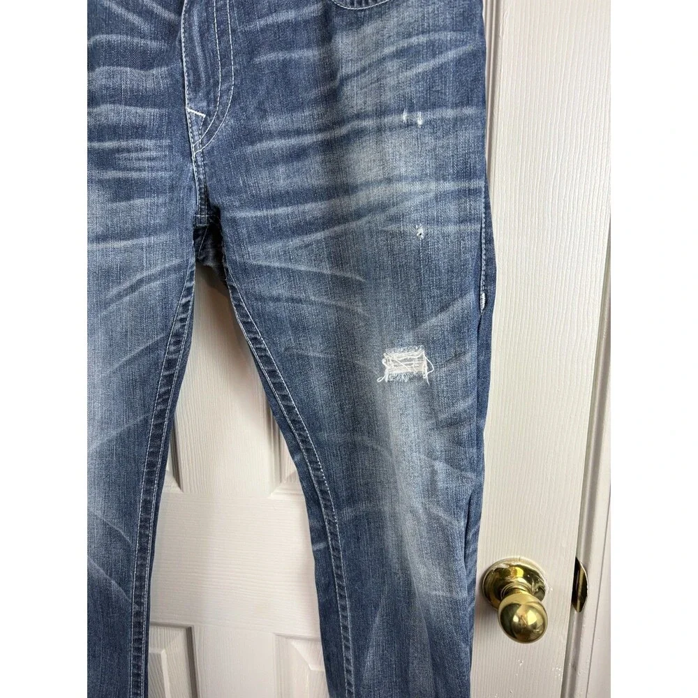True Religion Jeans Buddha Logo Straight Mens Size - 39x30 - 322